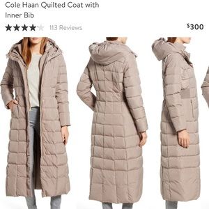 Cole Haan quilted coat